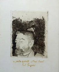 「Au Poete Synthetiste ..」、Stephame Mallarme（1848-1903）の肖像